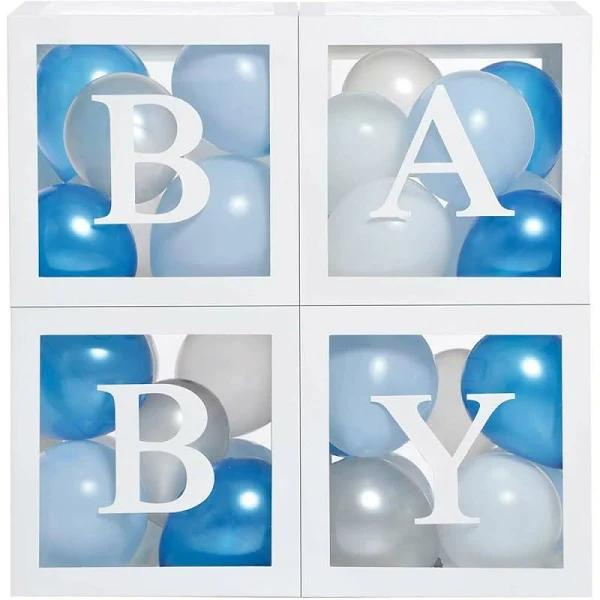 Caja de papel para baby shower Kit de caja de globos