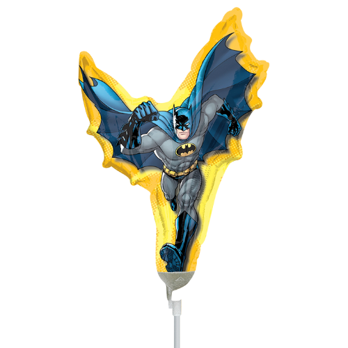Globo de relleno de aire con lámina de globo de Batman de 14" | Compre 5 o más y ahorre un 20 %