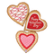 Globo de papel de aluminio con forma de corazón de galletas de feliz día de San Valentín de 33" (P10)