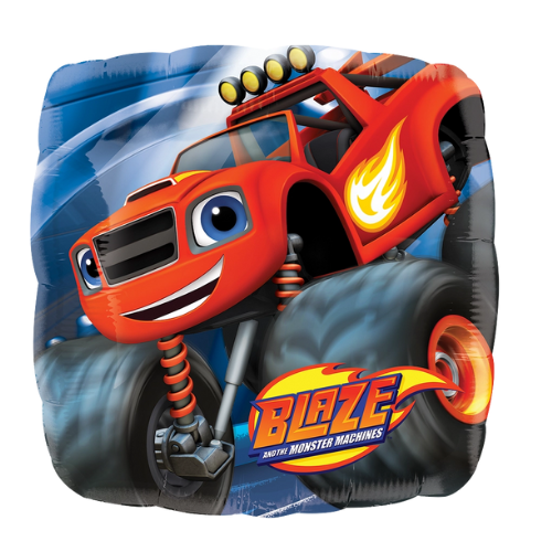 Globo de aluminio de doble cara Blaze Monster Truck de 18" | Compra 5 o más y ahorra un 20 %