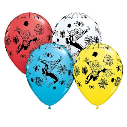 11" MARVEL'S Spider-Man Latex Balloon Assortment | 25 Count