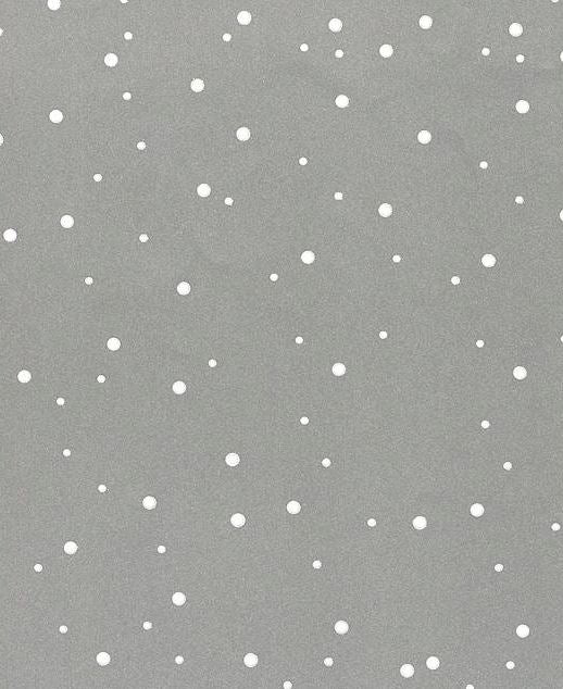 Rollo de celofán de lunares blancos impresos 