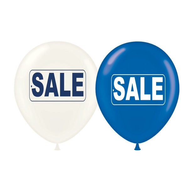 Sale Tag Latex Balloons