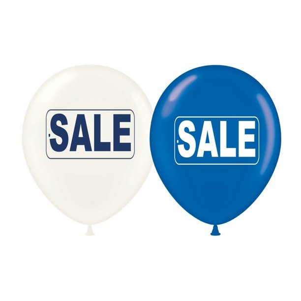 Etiqueta de venta Globos de látex