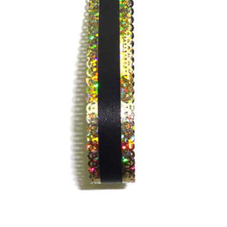 #3 Offray Sparkle Elegance Ribbon -5/8" Wide x 25 Yards | 1 Spool