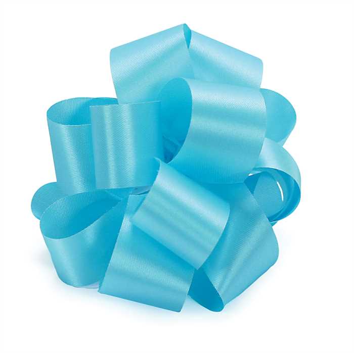 Acetate Satin Ribbon - Columbia Blue Satin - Wholesale Ribbons