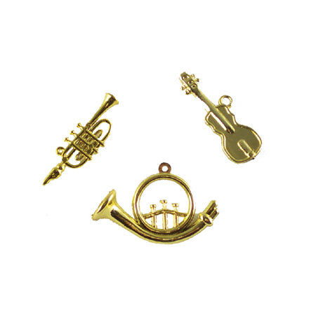 1.75" Musical Instruments 3 pc