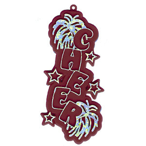3" Cheer Charm 2 pc.