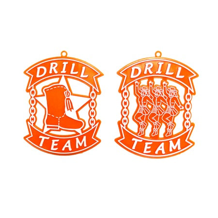Drill Team Duo Charm