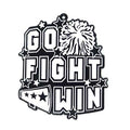 2.5" Go Fight Win Charms 2pc