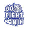 2.5" Go Fight Win Charms 2pc