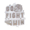 2.5" Go Fight Win Charms 2pc
