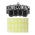 1.45" x 2.5" Homecoming Charm with Date