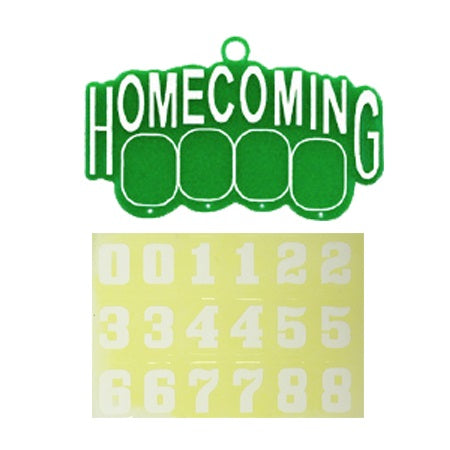 1.45" x 2.5" Homecoming Charm with Date