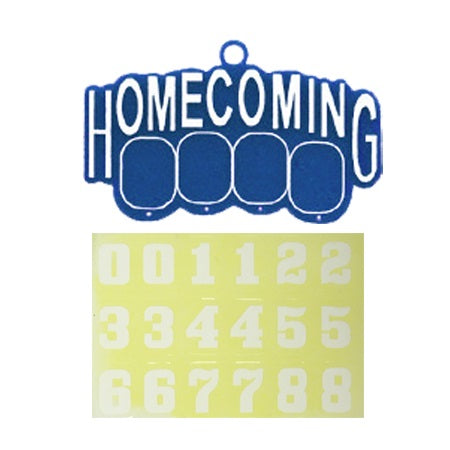 1.45" x 2.5" Homecoming Charm with Date