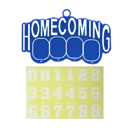 1.45" x 2.5" Homecoming Charm with Date