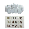 1.45" x 2.5" Homecoming Charm with Date