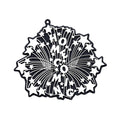 4" x 3.5" Homecoming Burst Charm
