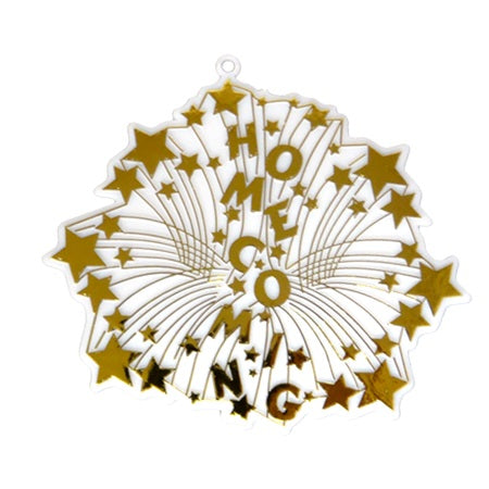 4" x 3.5" Homecoming Burst Charm