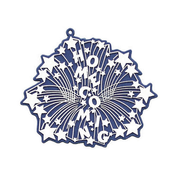 4" x 3.5" Homecoming Burst Charm