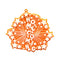 4" x 3.5" Homecoming Burst Charm
