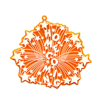 4" x 3.5" Homecoming Burst Charm