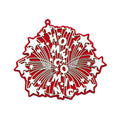 4" x 3.5" Homecoming Burst Charm