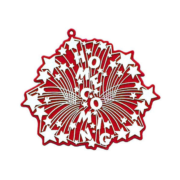 4" x 3.5" Homecoming Burst Charm