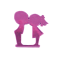1.75" x 1.75" Lil' Sweethearts