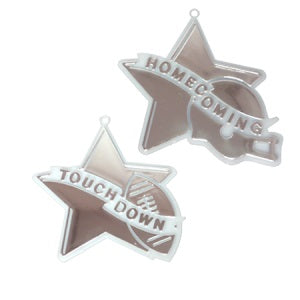 3.5" x 3" Star Duo Charm