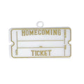 1.25" x 2.5" Homecoming Ticket Charm 2 pc