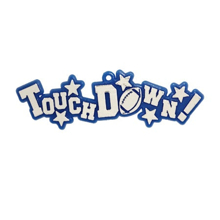 Abalorio Touchdown de 1" x 4" 1 ud.