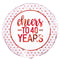 18" Cheers to 40 Years Foil Balloon | Buy 5 Or More Save 20%
