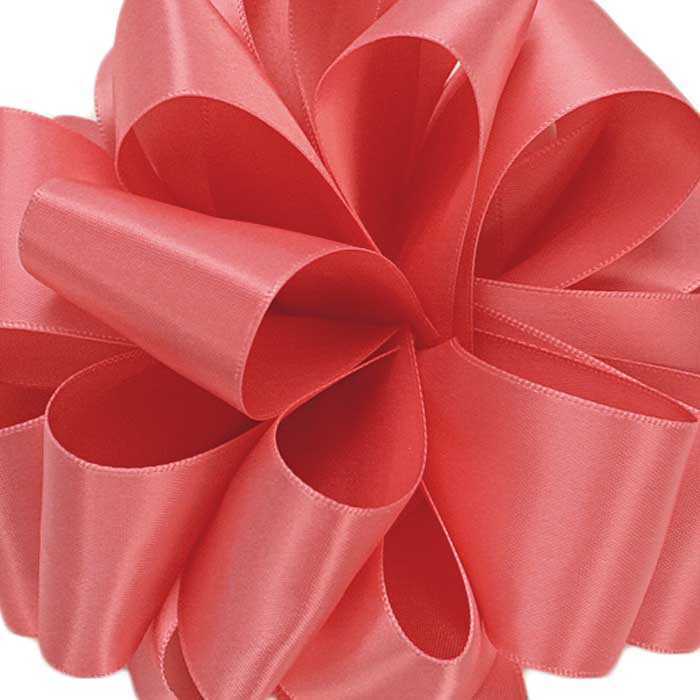 Offray Ribbon Doubleface Satin 2 1/4 Red