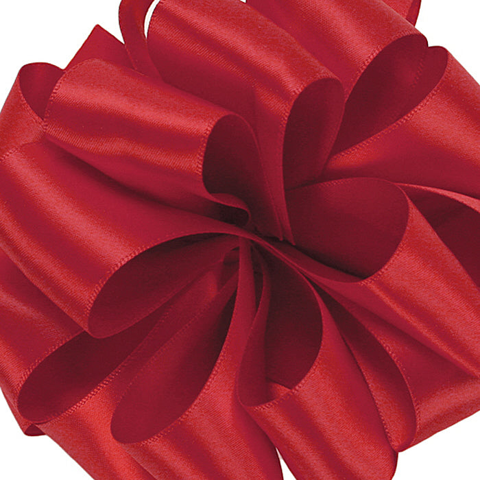 Offray Ribbon Doubleface Satin 2 1/4 Red