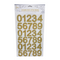 1.5" Diamond Number Stickers | 1 Package