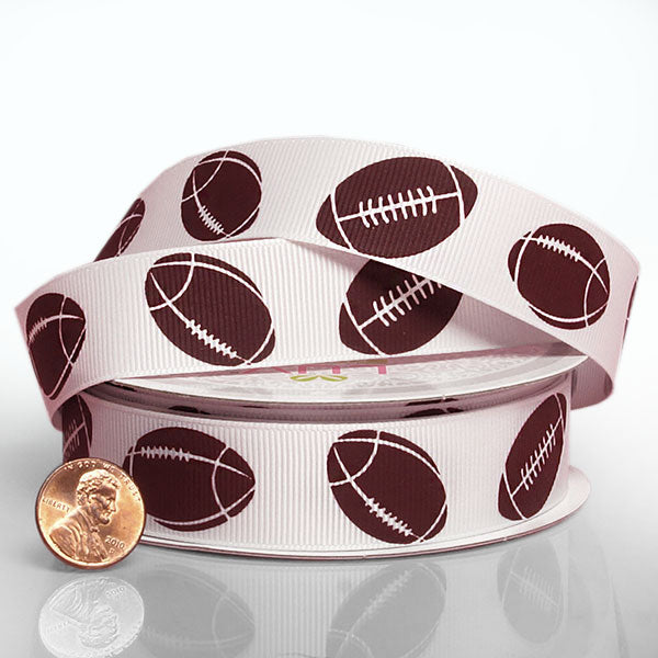 Cinta de grosgrain estampada deportiva