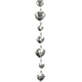 9' Double Heart Garland