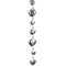 9' Double Heart Garland