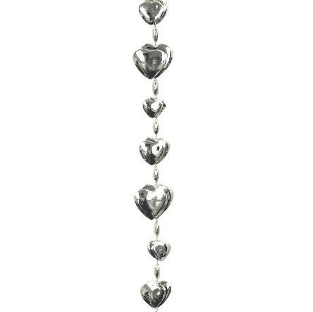 9' Double Heart Garland
