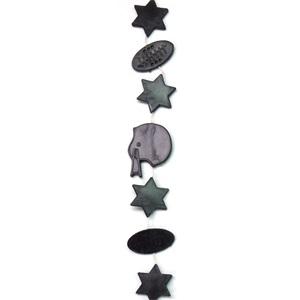 9' Football Garland