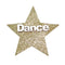 3.75'" Glitter Wood Dance Star