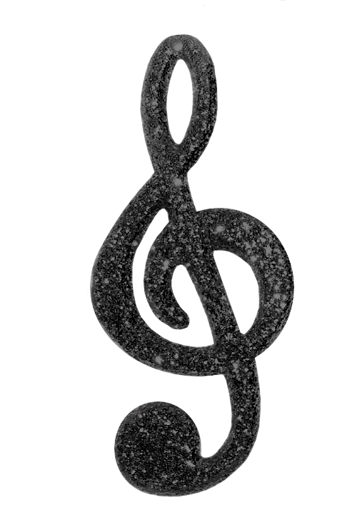 4" Glitter Music Notes | 1 Piece