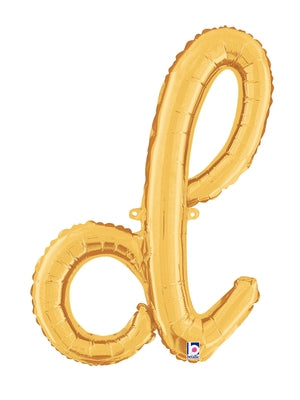 Globos con letras Script Airfill Foil
