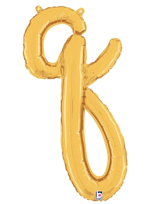 Globos con letras Script Airfill Foil