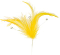 Flutterzz - Rhinestone Wired Feather Floral Accessories | 3 Count