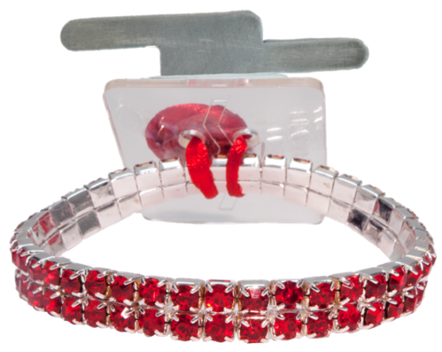 Brazalete de mujer sofisticado - Brazalete de ramillete de diamantes de imitación | 1 unidad: ¡simplemente agregue flores!
