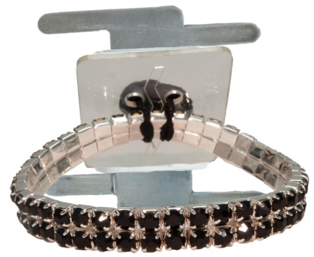 Brazalete de mujer sofisticado - Brazalete de ramillete de diamantes de imitación | 1 unidad: ¡simplemente agregue flores!