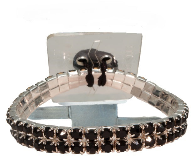 Brazalete de mujer sofisticado - Brazalete de ramillete de diamantes de imitación | 1 unidad: ¡simplemente agregue flores!
