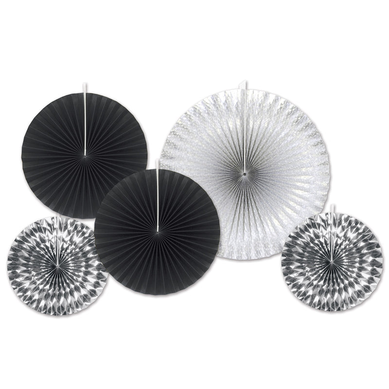 Abanicos decorativos surtidos de papel y aluminio | 25% DE DESCUENTO-COMPRAR AHORA